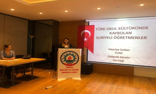 ERASMUS+ OKUL ORTAKLIĞI PROJESI KAPSAMINDA SUNUM YAPTIK - THE LOST IDENTITIES IN TURKISH SCHOOL CULTURE- THE PRESENTATION ABOUT SYRIAN TEACHERS AND STUDENTS